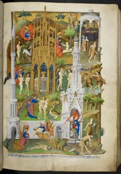 Szenen aus der Schöpfung und dem Sündenfall, aus 
