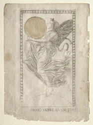 Der Engel der neunten Sphäre aus dem Tarocchi, Serie A..., vor 1467