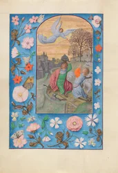 Stundenbuch der Königin Isabella der Katholischen, Königin von Spanien: Fol. 131v, Verkündigung