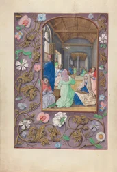 Stundenbuch der Königin Isabella der Katholischen, Königin von Spanien: Fol. 31v, Pfingsten