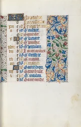 Stundenbuch Gebrauch von Rouen: fol. 111r, ca. 1470
