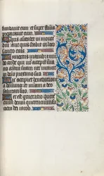 Stundenbuch Gebrauch von Rouen: fol. 34r, ca. 1470