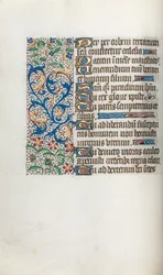 Stundenbuch Gebrauch von Rouen: fol. 37v, um 1470