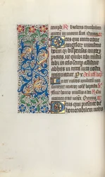 Stundenbuch Gebrauch von Rouen: fol. 50v, um 1470