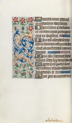 Stundenbuch Gebrauch von Rouen: fol. 62v, ca. 1470