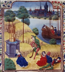 Efigenia und Cimone, aus Giovanni Boccaccios (1313-75) 