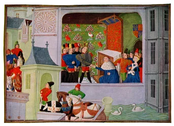 Interview von Richard II. und dem Herzog von Gloucester, 14. Jahrhundert 15. Jahrhundert