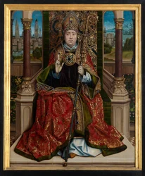 Zentrales Panel des Altars von Sankt Nikolaus, ca. 1486-93