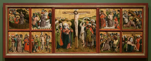 Altarbild mit der Passion Christi, um 1440er