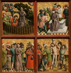 Altarbild mit der Passion Christi