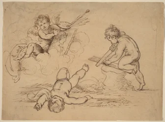 Allegorie: Vier Putti