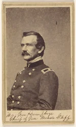 Maj. Gen. Andrew Atkinson Humphreys. Chef des Stabes von Gen. Meade.