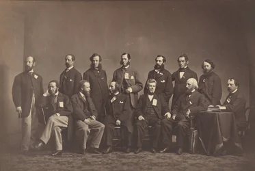 [Mitglieder der New York Sanitary Commission], ca. 1860