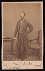 Porträt von Samuel Sullivan Cox 1824-1889, vor 1889