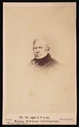 Porträt von William Winston Seaton 1785-1866, vor 1866