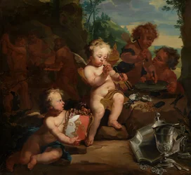 Allegorie des Silberschmiedehandwerks