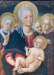 Madonna mit Kind und Engeln