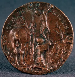 Medaille zu Ehren von Sigismondo Pandolfo Malatesta Rückseite, 1446