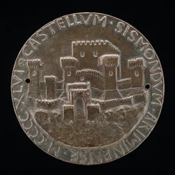 Das Schloss von Rimini [Rückseite], 1446
