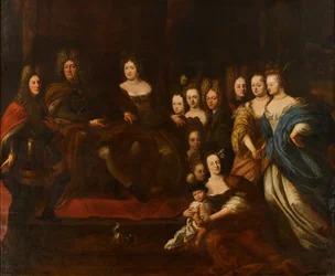 Familienporträt des Landgrafen Friedrich II. von Hessen-Homburg