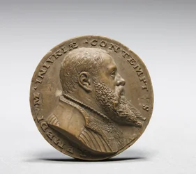 Modell für die Vorderseite der Medaille des Sohnes von Martin III Geuder