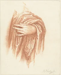 Studie einer linken Hand