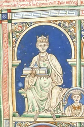 Heinrich II. von England aus der Historia Anglorum, Chronica majora