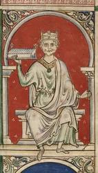 König Wilhelm Rufus aus der Historia Anglorum, Chronica majora