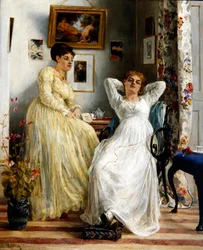 Schwestern, ca. 1876