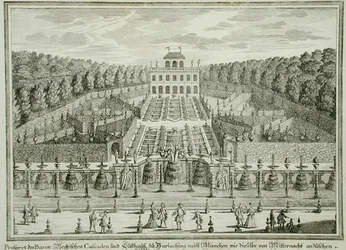 Ansicht einer fürstlichen Residenz bei München, aus 