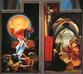 Die Verkündigung und Auferstehung Christi (Detail)