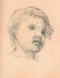 Skizze eines Kindes, ca. 1920