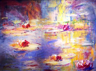 Bunte Seerosen