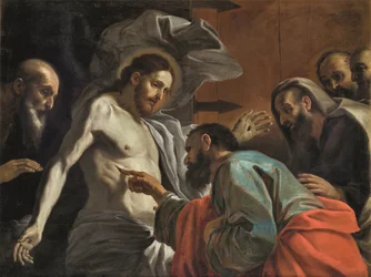 Der ungläubige Thomas, um 1675