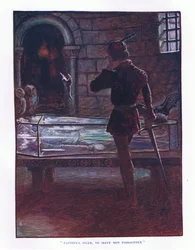 Treue, ihr habt nicht vergessen, Illustration aus Lady Anns Märchen, 1914