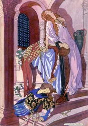 Der Tod von Romeo und Julia (Illustration)