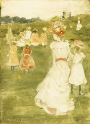 Figuren im Park, ca. 1895-97