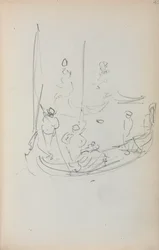 Italienisches Skizzenbuch: Gondel Seite 40, 1898-1899