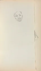 Italienisches Skizzenbuch: Kopf eines Mannes Seite 221, 1898-1899