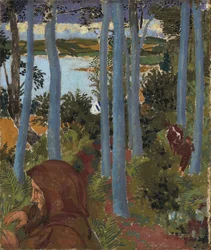 Landschaft mit verhülltem Mann, 1903