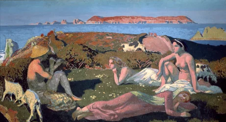 Der grüne Strand, Perros Guirec, 1909