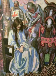 Setz dich hinter mich auf mein Ross - Das tapfere Pferd, das seinen Reiter nie im Stich ließ, Illustration aus 