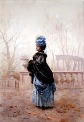 Eine elegante Dame