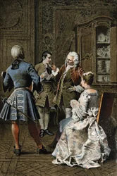 Chez monsieur de G. M. - in „Histoire de Manon Lescaut et du chevalier Des Grieux“ von L
