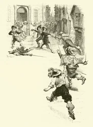 Illustration für Die drei Musketiere