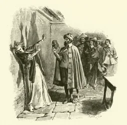 Illustration für Die drei Musketiere (Gravur)