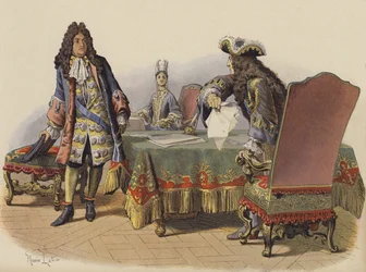 Beleidigung des Königs in den Gemächern von Madame de Maintenon