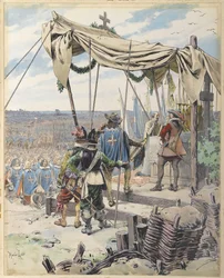 Richelieu vor der Schlacht, um 1900