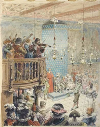 Richelieu auf einem Ball, ca. 1900