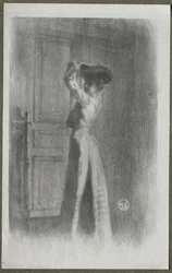 Modische Frau, ca. 1900